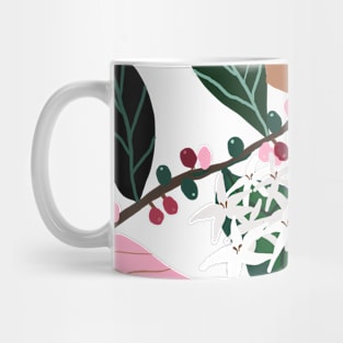 a coffee  tree, hand drawing Mug